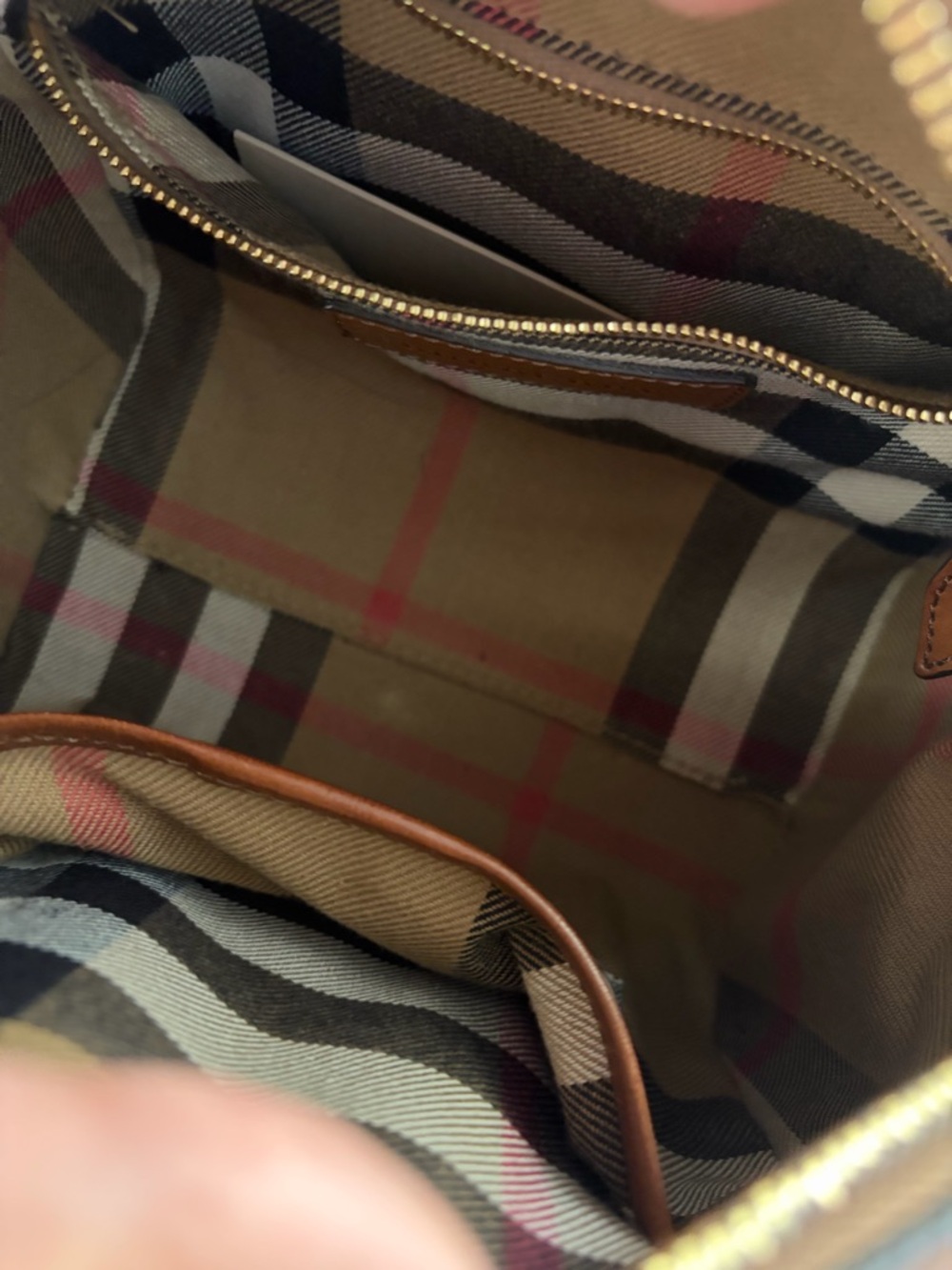 Rare Authentic Burberry Alchester Small Tan Leather Bowler Bag - Picture 6 of 15